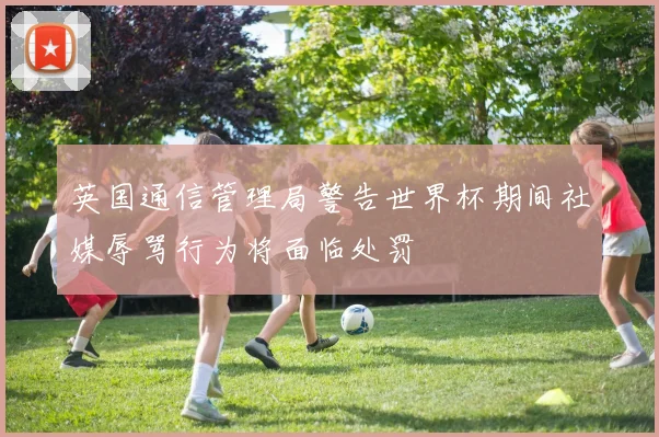 英国通信管理局警告世界杯期间社媒辱骂行为将面临处罚